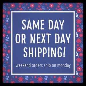 Same or next day shipping available